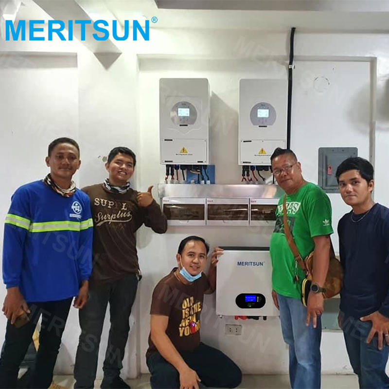The 5kwh Wall Mounted Battery project in the Philippines has been successfully installed