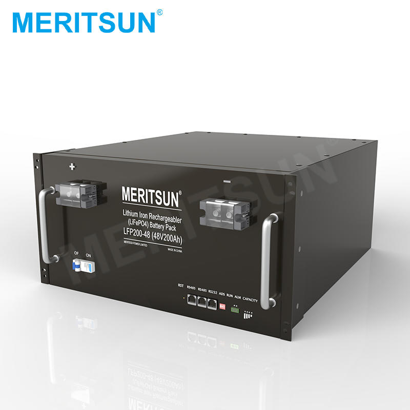 MeritSun Energy Storage Power Supply Battery 200 Ah 48V Solar Lithium Battery pack