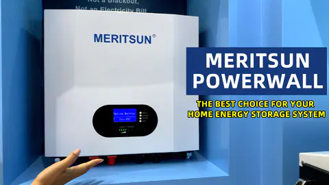 MERITSUN Wall Mounted Battery Super power saving, the best choice for your family