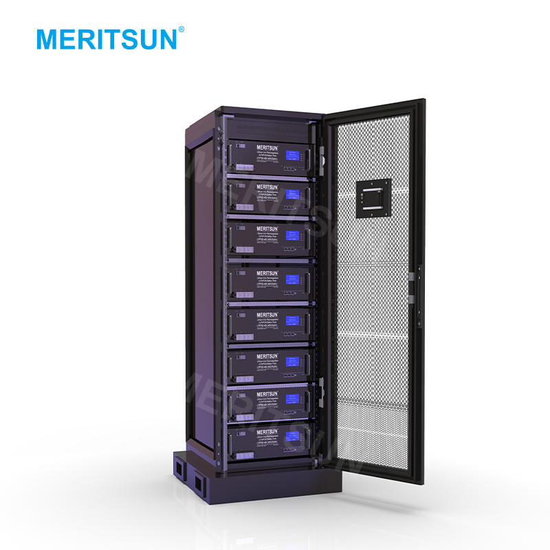 MeritSun High Voltage 48V 50Ah Solar Lithium Battery With Bms For Lithium Ion Battery Pack