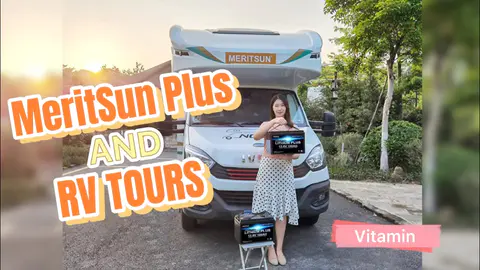Get your Motorhome easily powered with the best MeritSun LiFePO4 Battery