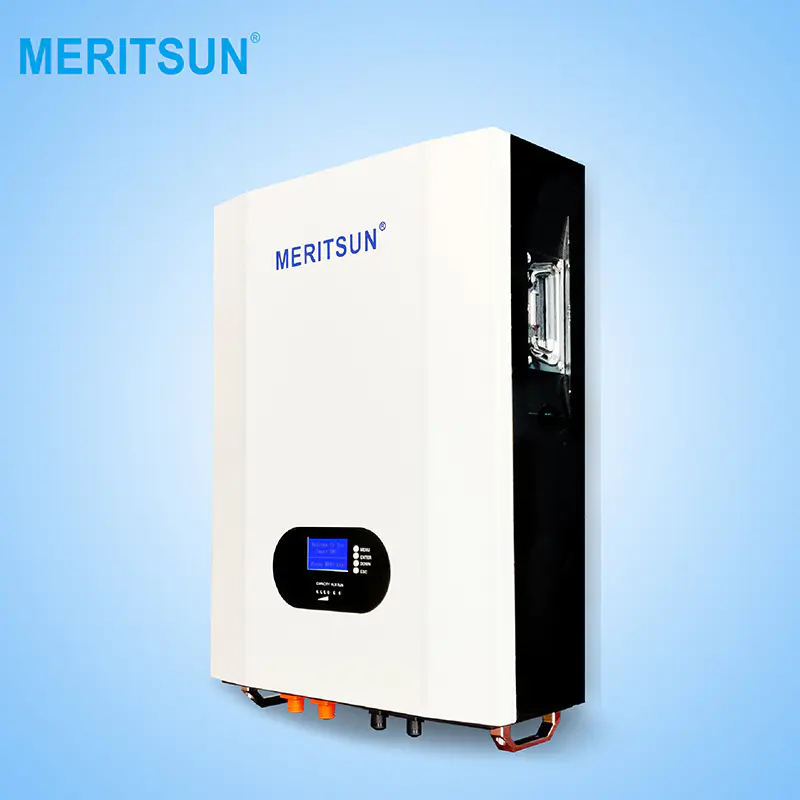 MeritSun 48V 200AH Solar Lithium Battery 48V 200AH Lithium Iron Phosphate for  Solar Energy System