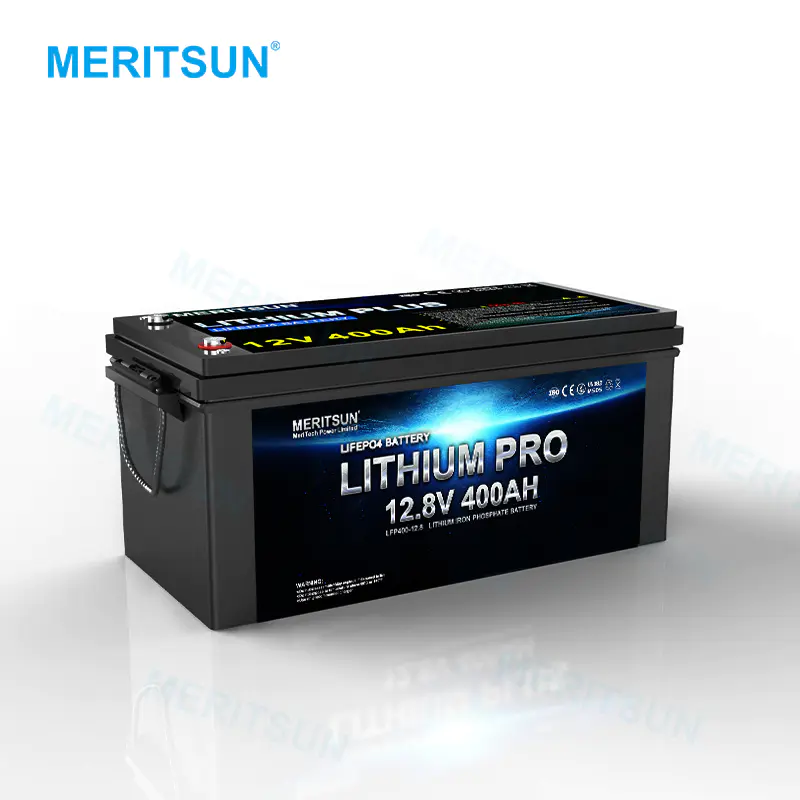 MERITSUN 12.8V 300Ah Rechargeable Prismaticcell Lifepo4 BatteryPack Lithium Lifepo4 Cell Battery