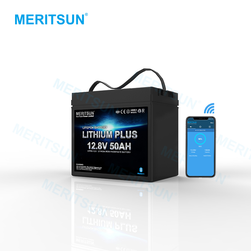 Bluetooth App Control Storage Batteries 12v 50ah Lifepo4 Lithium Ion  Battery