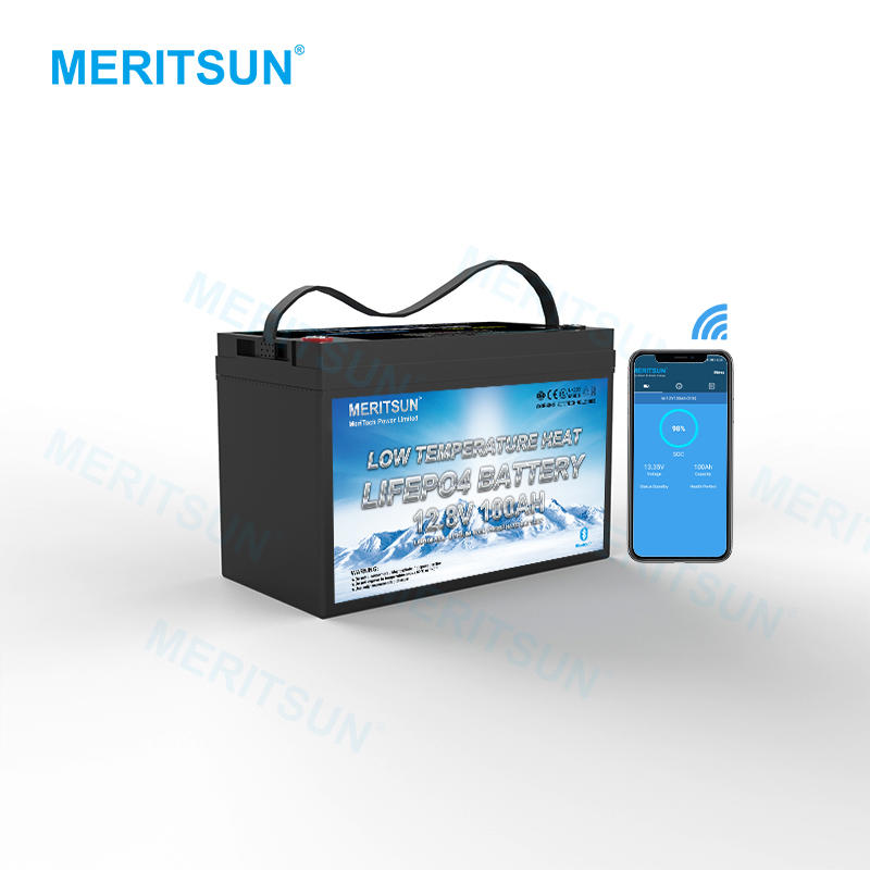 Low Temperature Lifepo4 12v 100ah Lithium Ion Battery With Bluetooth