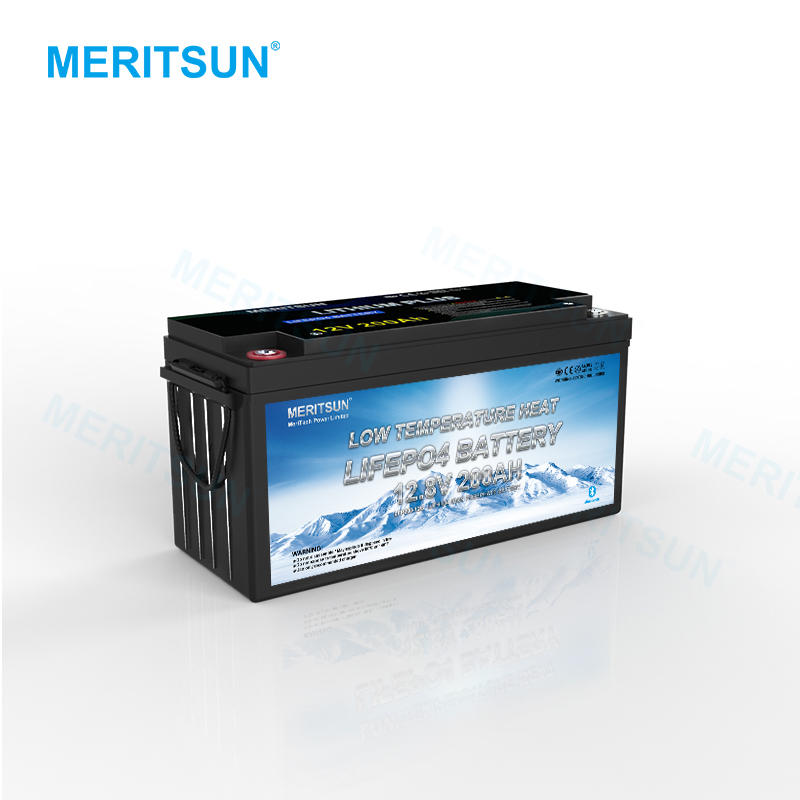 Low Temperature lithium-ion battery  Li-ion Lifepo4 Battery Pack 12v 200ah Lifepo4 Battery and BMS 12v 200ah With Bluetooth