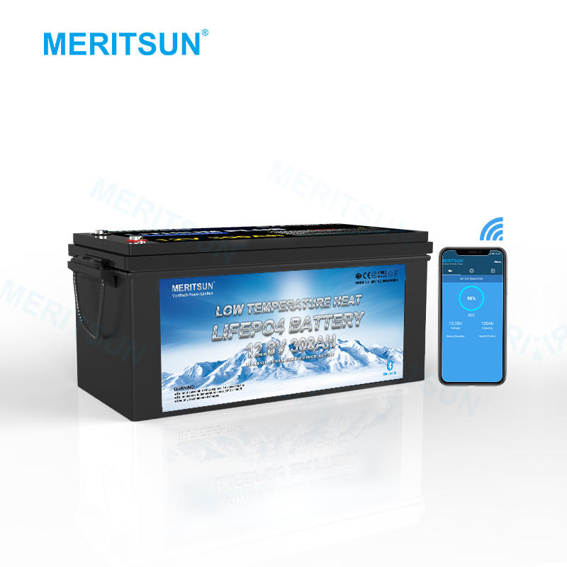 High Quality Low Temperature Heating 12V 300ah Lifepo4 Battery With Smart BMS for Solar