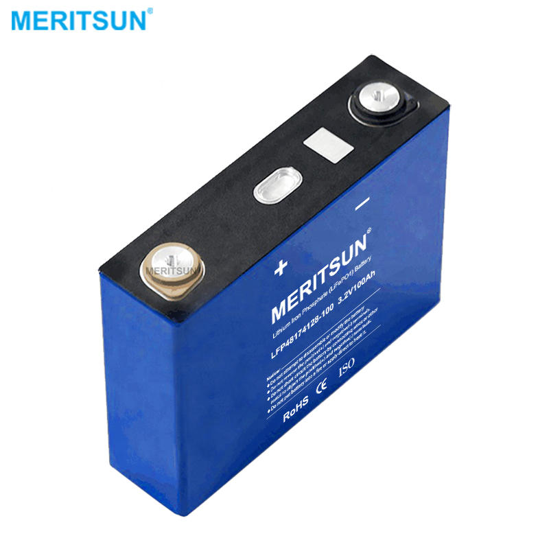 MeritSun Lithium ion Battery 3.2V 100ah battery DIY 12V 24V 48V 96V Solar System cell