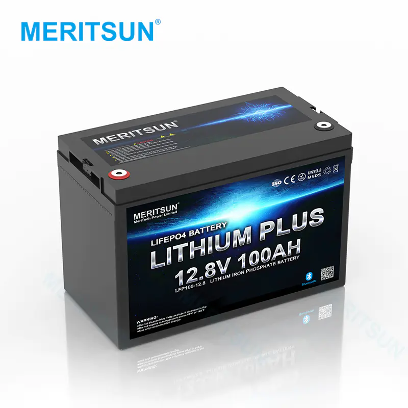 MeritSun 100ah/150ah/200ah deep cycle marine lithium battery