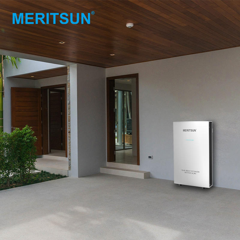 Patented technology MeritSun power storage battery solar energy System built in inverter and Lithium battery