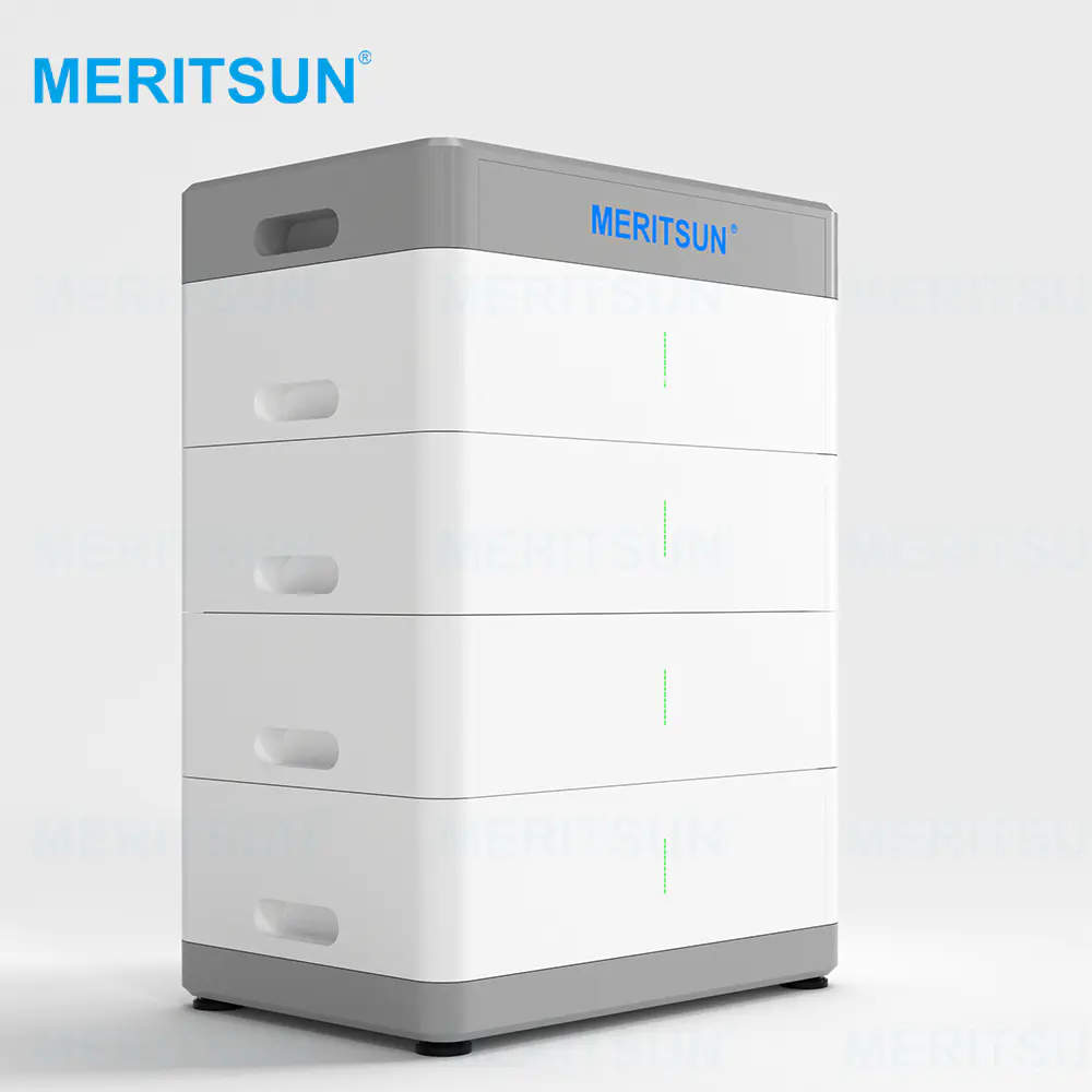 MeritSun Patented Design Stackable Plug and Play Power ESS Energy System