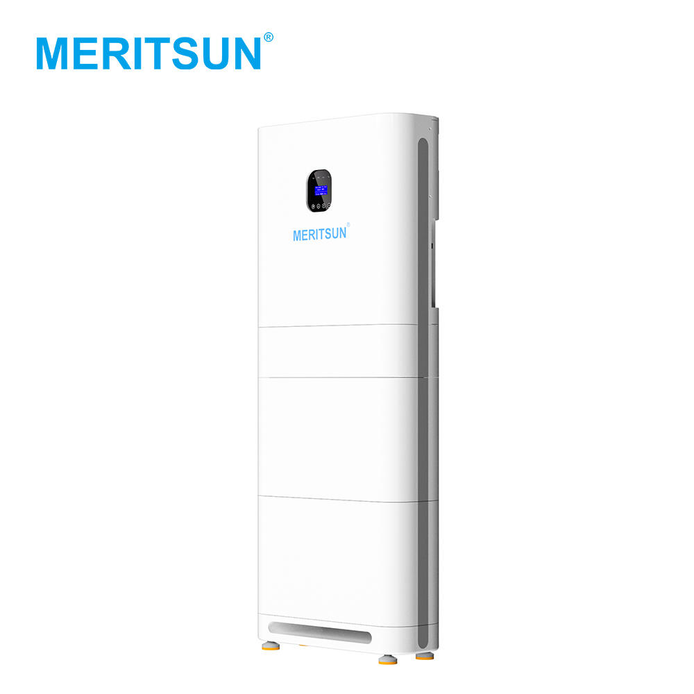 MeritSun All In One Power Plus 5kwh 10kwh Lithium Battery Solar Energy System With Hybrid Inverter