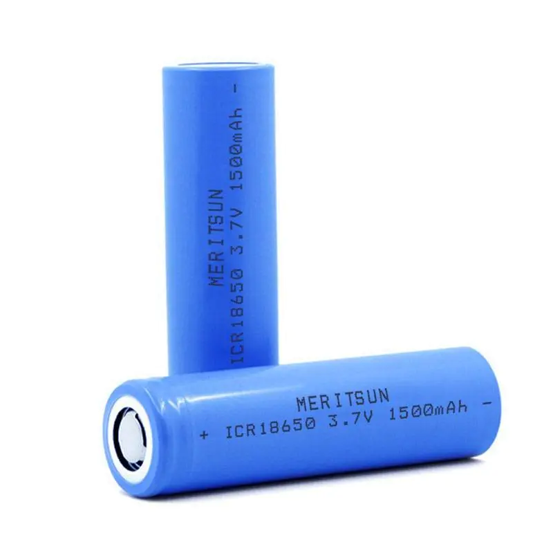 High Drain Battery ICR 18650 1500mAh 3.7V 3.6V Lithium Li-ion Rechargeable Battery