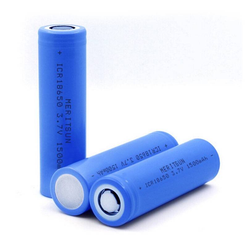 High Drain Battery ICR 18650 1500mAh 3.7V 3.6V Lithium Li-ion Rechargeable Battery