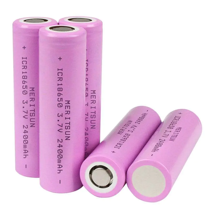 3.7V 2400mAh ICR 18650 Lithium Li-ion Rechargeable Lipo Battery