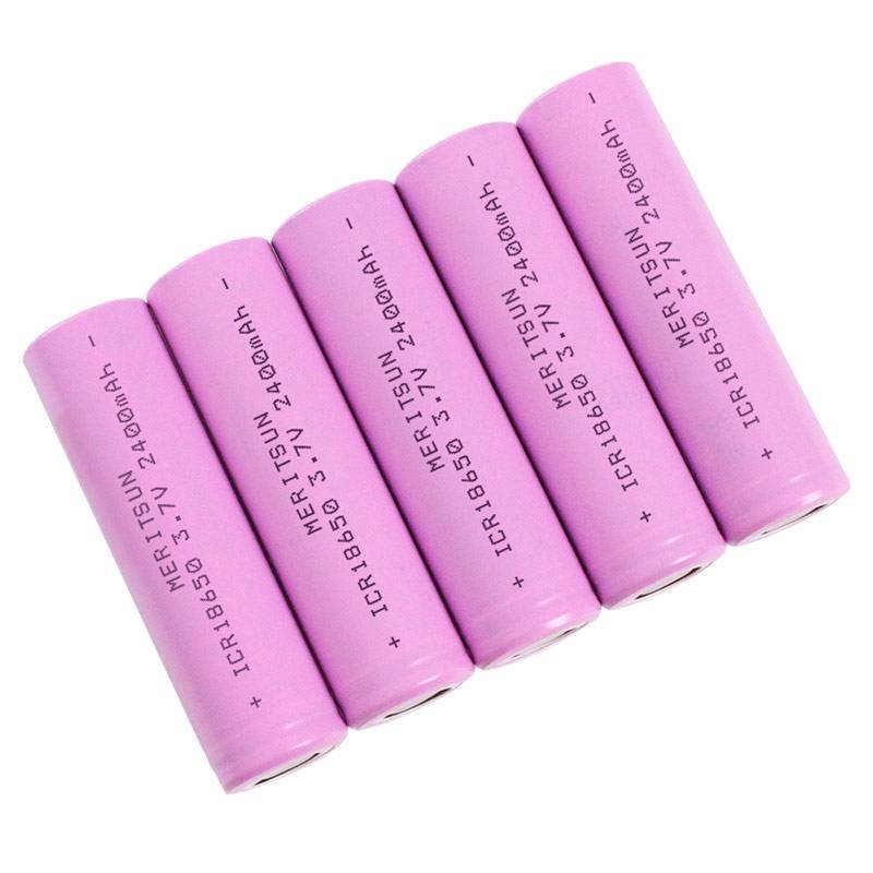 18650 lithium ion battery pack 3.7V 2400mAh is high quality and safe