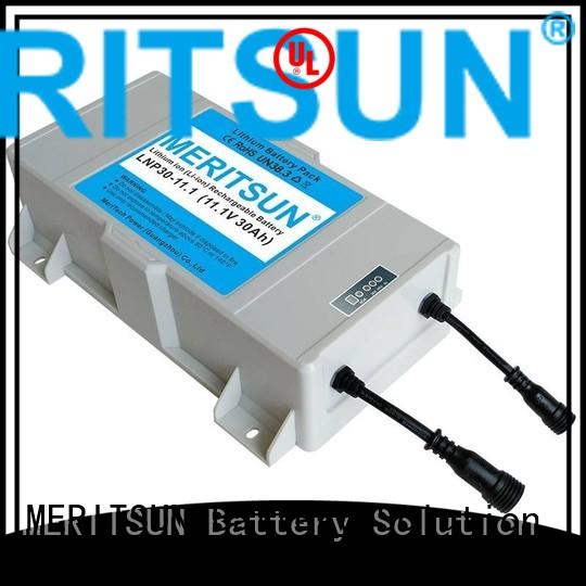 long linicomno2 solar street light lithium battery integrated rechargeable MERITSUN company