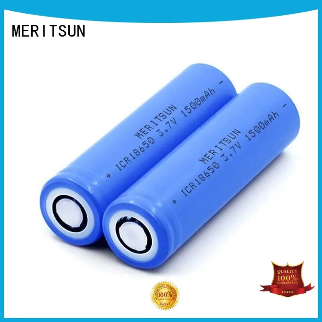 MERITSUN high energy density small lithium ion battery customized for flashlight