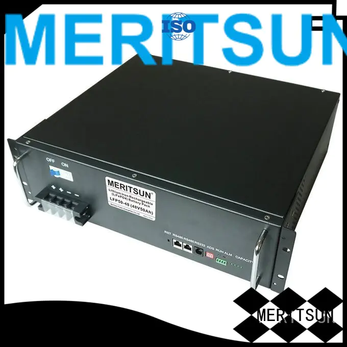 solar energy storage system telecom energy lifepo4 MERITSUN Brand battery energy storage system