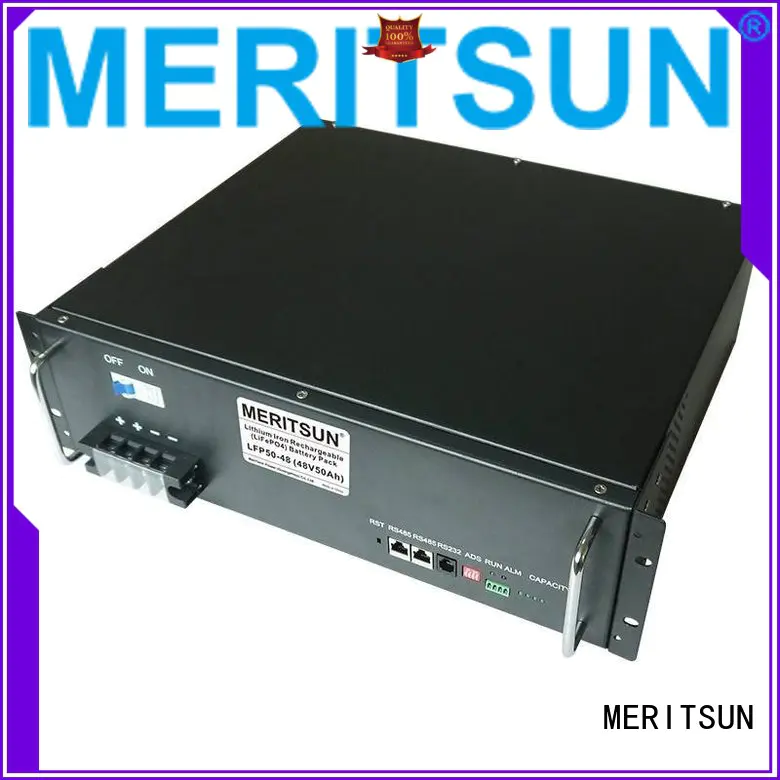 telecom lithium 100ah OEM battery energy storage system MERITSUN