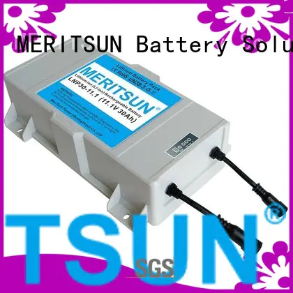30ah linicomno2 ion lithium ion battery for solar street light MERITSUN manufacture