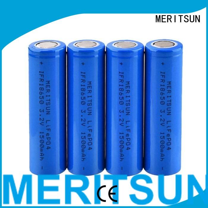 lithium ion battery cells lipo ifr MERITSUN Brand company