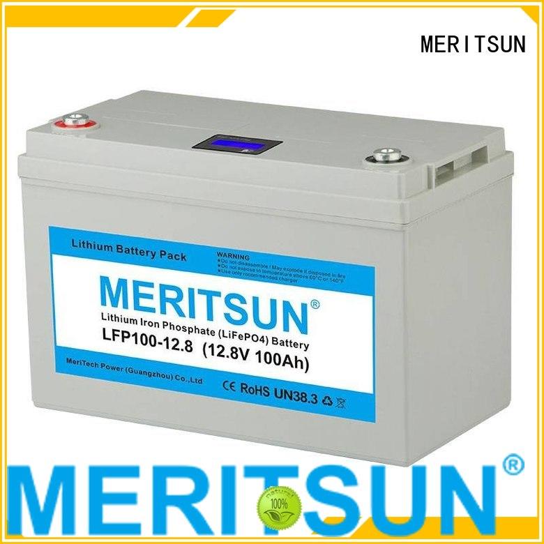 lifepo4 lifepo4 battery 12v MERITSUN company