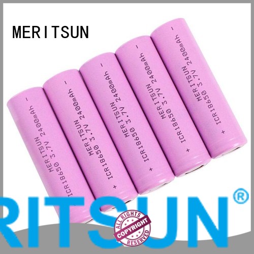 Hot li ion battery cell lipo MERITSUN Brand