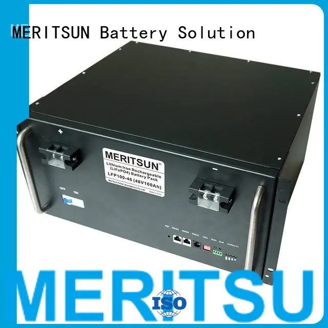 phosphate Custom battery telecom battery energy storage system MERITSUN 100ah