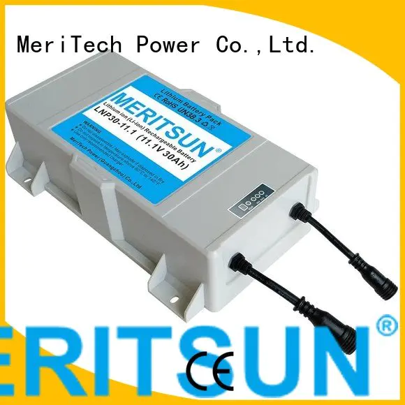 integrated long solar street light lithium battery 12v MERITSUN