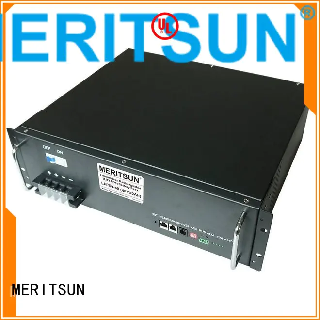 system phosphate 50ah lithium MERITSUN Brand battery energy storage system supplier