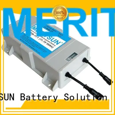 Hot lithium ion battery for solar street light life solar street light lithium battery street MERITSUN