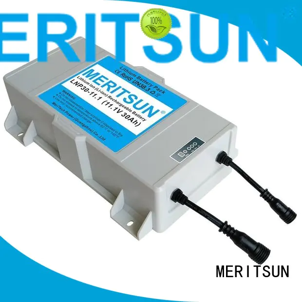Hot solar street light lithium battery life MERITSUN Brand