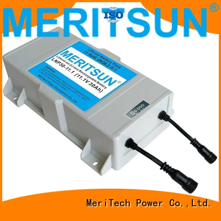 Custom integrated one solar street light lithium battery MERITSUN all