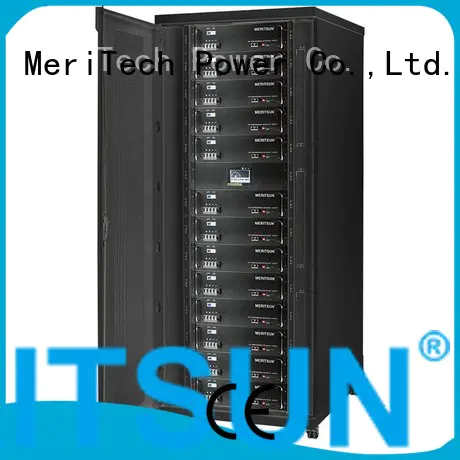battery lifepo4 iron MERITSUN Brand solar energy storage system factory