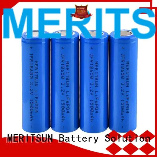 lithium ion battery cells rechargeable MERITSUN Brand