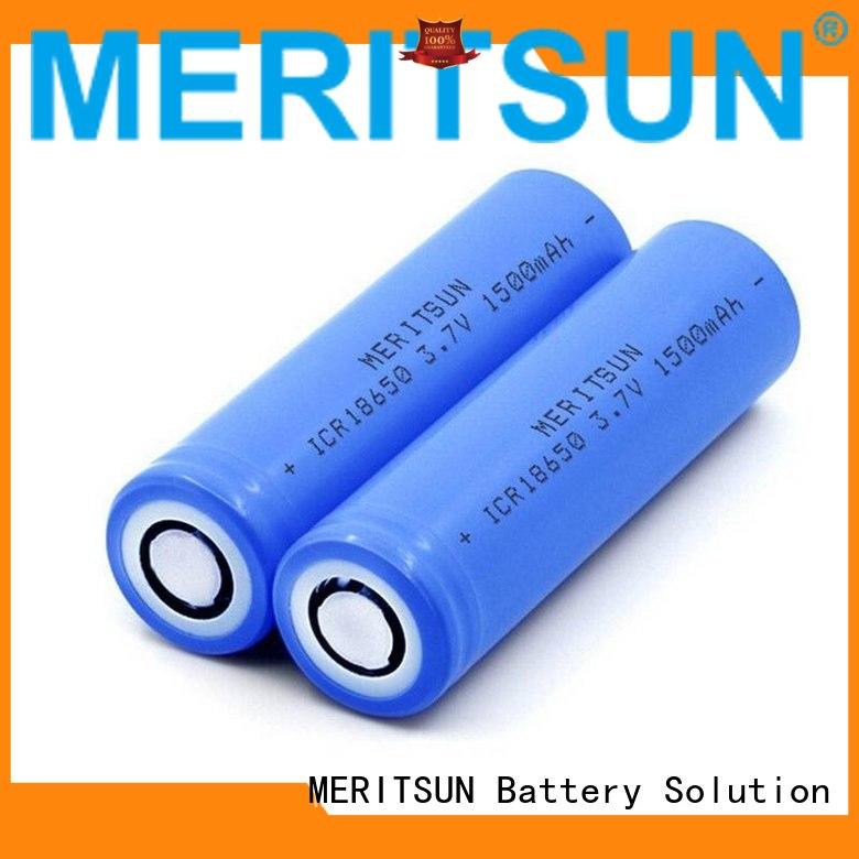 MERITSUN reliable 18650 li ion cells manufacturer for power bank