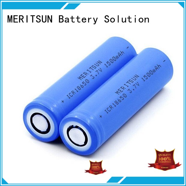 MERITSUN rechargeable 18650 li ion cells customized for power bank