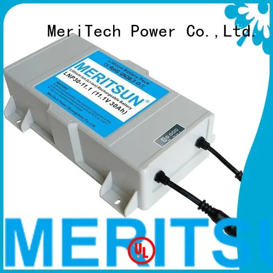lithium ion battery for solar street light long rechargeable MERITSUN Brand