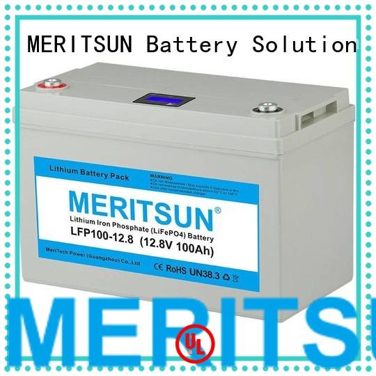MERITSUN Brand bluetooth app lifepo4 battery price phosphate supplier