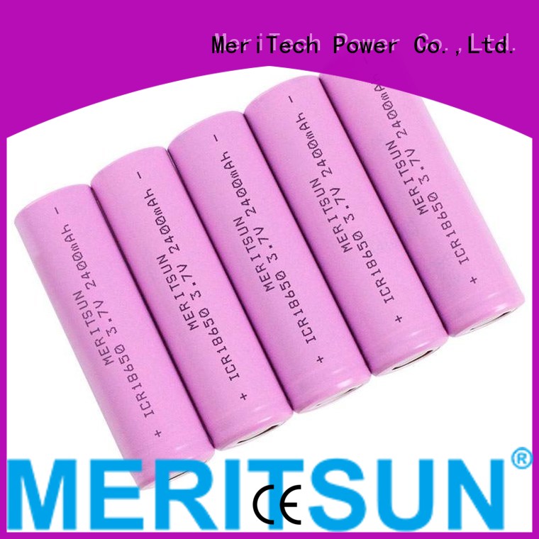 MERITSUN long-run cost 18650 lithium ion cells factory direct supply for solar