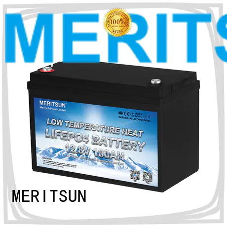 MERITSUN lithium battery low temperature supply for streetlight