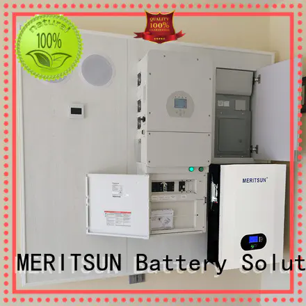 MERITSUN safe design Powerwall (Hybrid Grid ESS) customized for energy storage