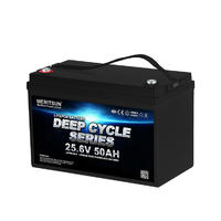 24V 50Ah Cycle Life >4000 cycles @1C 80%DOD Lithium iron Phosphate LiFePO4 Battery