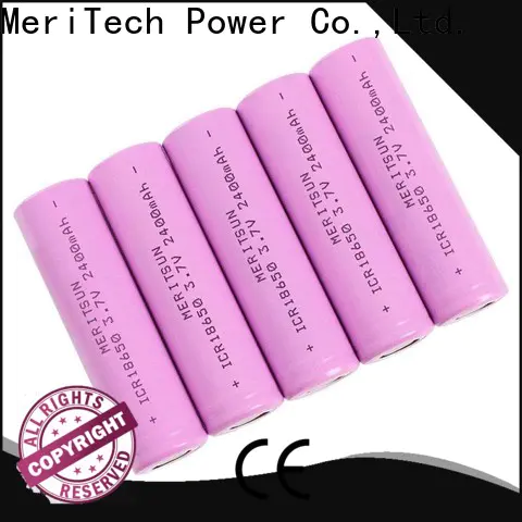 MERITSUN 18650 high drain battery with good price for power bank