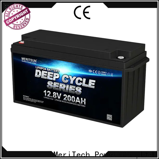 MERITSUN high-quality lithium iron phosphate battery series for home use