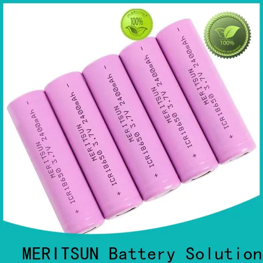 MERITSUN custom 18650 high drain battery factory direct supply for flashlight