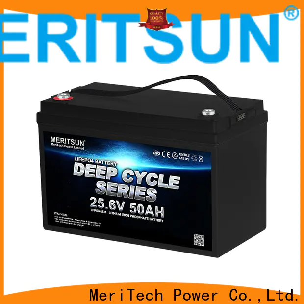 MERITSUN latest lifepo4 battery 12v series for house