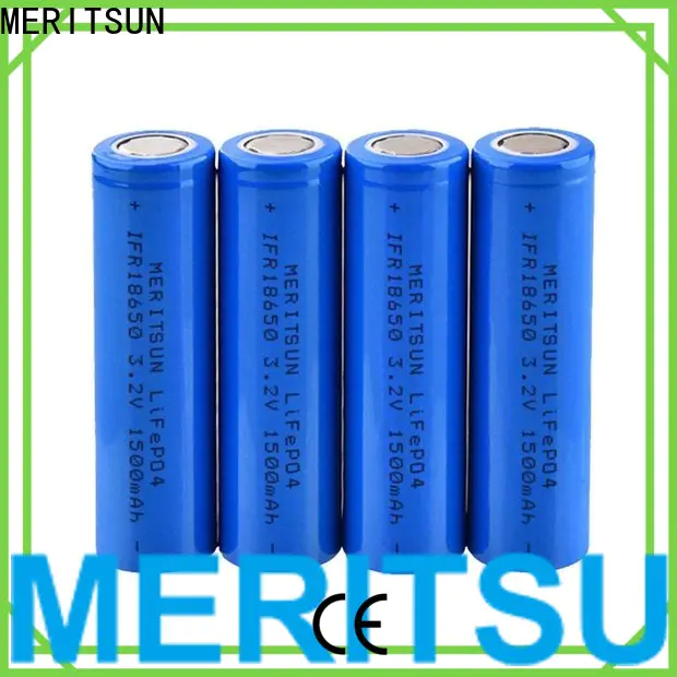 MERITSUN best 18650 high drain battery factory direct supply for power bank