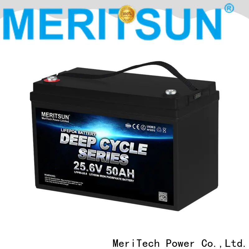 MERITSUN lithium iron phosphate battery manufacturer for building